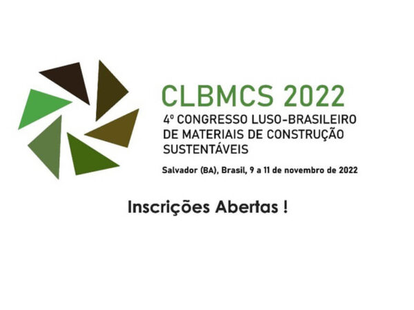 4º Congresso Luso Brasileiro de Materiais de Construção Sustentáveis