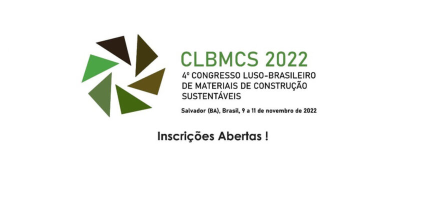 4º Congresso Luso Brasileiro de Materiais de Construção Sustentáveis